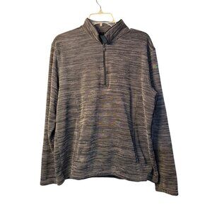 Under Armour Mens Large 1/2 Zip Golf Sweater Loose Fit Pullover Mock Neck Casual